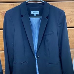 Calvin Klein One Button Blazer